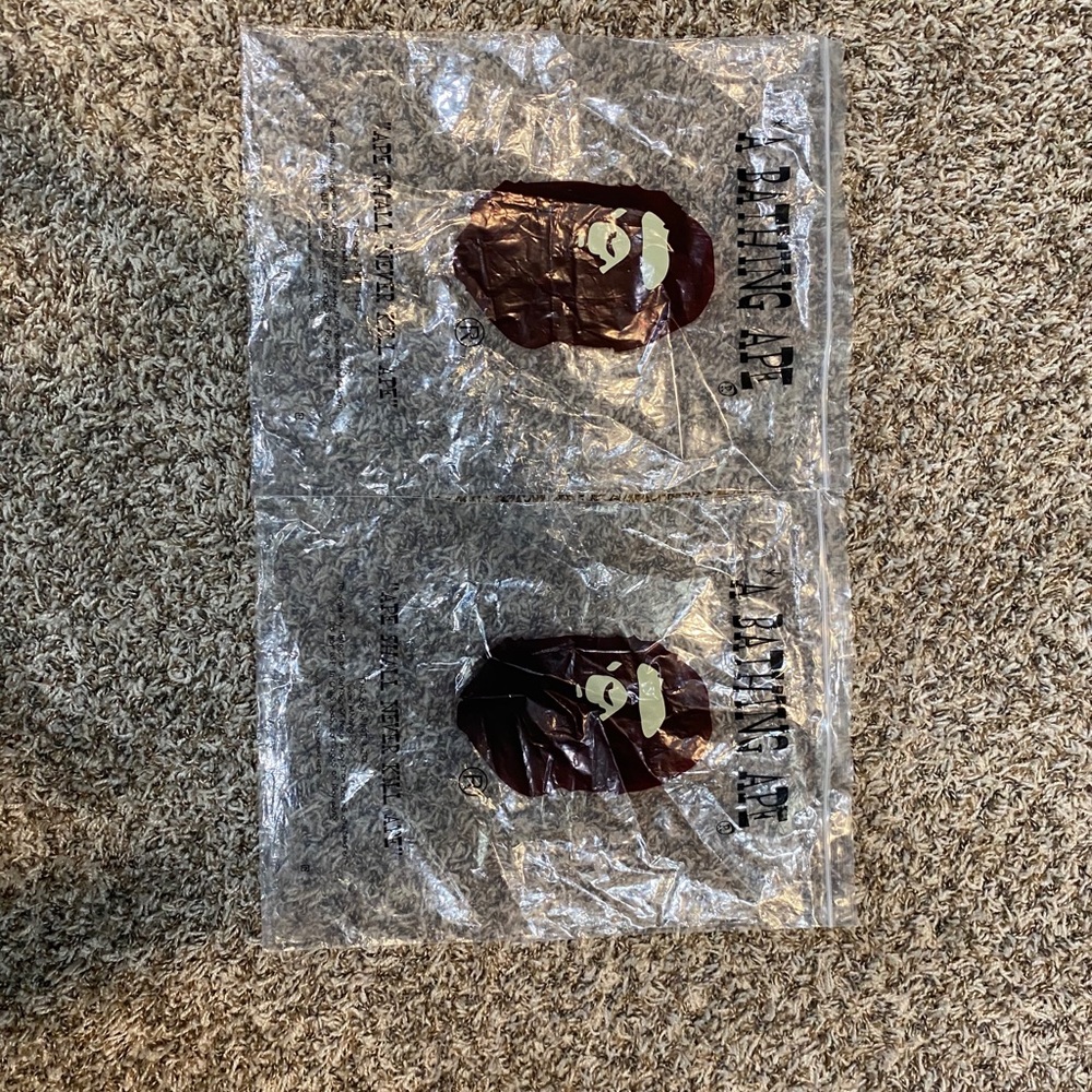 Bathing ape plastic bag